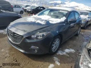 2016 Mazda Mazda3 i Grand Touring with VIN JM1BM1N78G1298536, listed as a Copart auction lot 48744945 with 81,593 mi miles and Salvage Title. Bid and sale history available at carsss.com. Image 1.