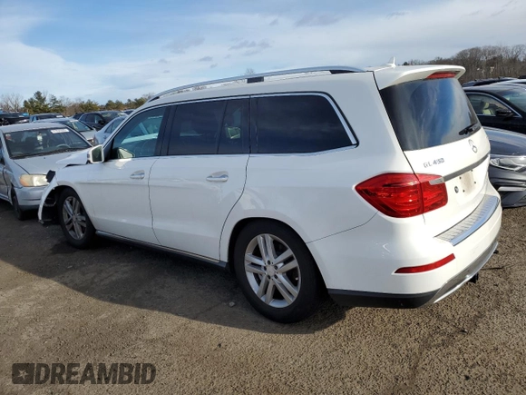 2016 Mercedes-Benz GL with VIN 4JGDF6EE6GA633416, listed as a Copart auction lot 41370185 with 93,185 mi miles and Salvage Title. Bid and sale history available at carsss.com. Image 2.