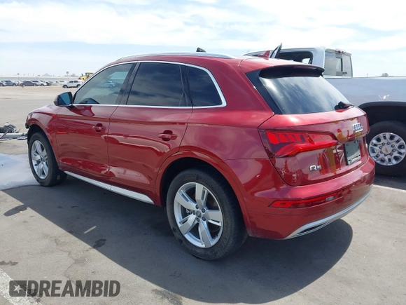 2018 Audi Q5 Premium Plus z VIN WA1BNAFY9J2038114, wystawiony jako IAAI lot #42323581 z przebiegiem 78 879 mil mil oraz . Historia ofert i sprzedaży dostępna na DreamBid. Obrazek 3.