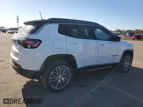2023 Jeep Compass (RED) Edition with VIN 3C4NJDCNXPT503825, listed as a Copart auction lot 42201455 with 7,025 mi miles and Salvage Title. Bid and sale history available at carsss.com. Image 3.