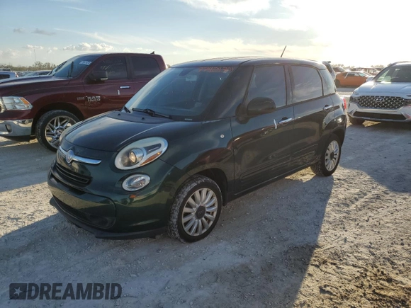 2014 FIAT 500L Easy with VIN ZFBCFABH6EZ002524, listed as a Copart auction lot 77909304 with 145,758 mi miles and Clean Title. Bid and sale history available at carsss.com. Image 1.