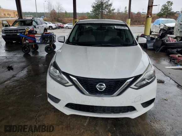 2017 Nissan Sentra SV with VIN 3N1AB7AP2HY238908, listed as a Copart auction lot 88949145 with 186,101 mi miles and Salvage title. Bid and sale history available at DreamBid. Image 5.