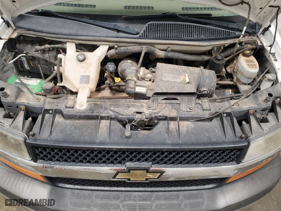 2013 Chevrolet Express Passenger LT with VIN 1GAZG1FG5D1118406, listed as a Copart auction lot 81705434 with 87,326 mi miles and Salvage Title. Bid and sale history available at carsss.com. Image 12.
