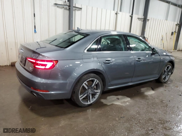 2017 Audi A4 Premium Plus with VIN WAUENAF48HN022119, listed as a Copart auction lot 43076975 with 63,305 mi miles and Salvage Title. Bid and sale history available at carsss.com. Image 3.