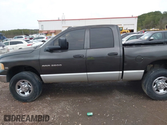 2005 Dodge 2500 SLT with VIN 1D7KS28D35J511215, listed as a IAAI auction lot 41326185 with 302,586 mi miles and . Bid and sale history available at DreamBid. Image 14.
