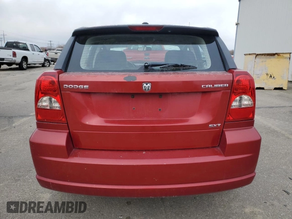 2009 Dodge Caliber SXT with VIN 1B3HB48CX9D108152, listed as a Copart auction lot 81012064 with 189,650 mi miles and Salvage Title. Bid and sale history available at DreamBid. Image 6.