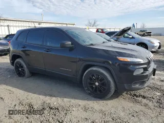 2015 Jeep Cherokee Sport with VIN 1C4PJMAB0FW773656, listed as a Copart auction lot 45496485 with 201,241 mi miles and Salvage Title. Bid and sale history available at carsss.com. Image 4.