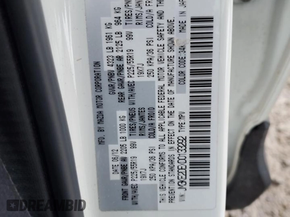 2013 Mazda CX-5 Grand Touring with VIN JM3KE2DEXD0133292, listed as a Copart auction lot 47210185 with 130,893 mi miles and Clean Title. Bid and sale history available at carsss.com. Image 15.