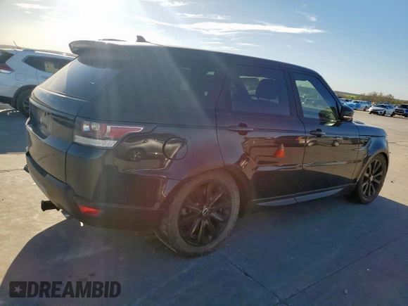 2016 Land Rover Range Rover Sport HSE with VIN SALWR2KFXGA102920, listed as a Copart auction lot 49410245 with Not provided miles and Clean title. Bid and sale history available at DreamBid. Image 3.