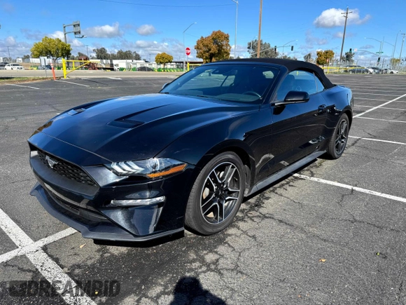 2022 Ford Mustang EcoBoost with VIN 1FATP8UH1N5119893, listed as a Copart auction lot 50090825 with 52,521 mi miles and Clean Title. Bid and sale history available at carsss.com. Image 2.