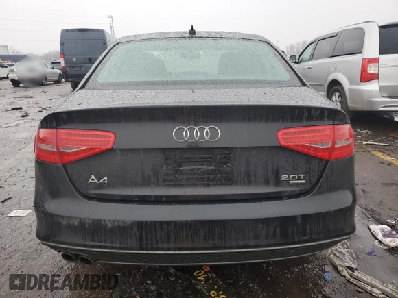 2014 Audi A4 Premium Plus with VIN WAUFFAFL2EN034769, listed as a Copart auction lot 46026165 with 127,228 mi miles and Clean Title. Bid and sale history available at carsss.com. Image 6.