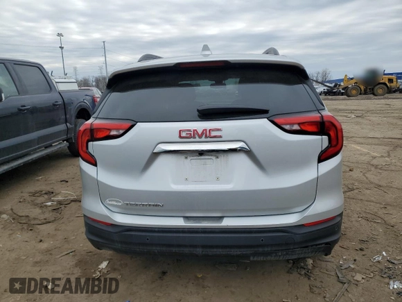 2020 GMC Terrain SLE with VIN 3GKALMEV1LL294768, listed as a Copart auction lot 46607845 with 51,230 mi miles and Salvage Title. Bid and sale history available at DreamBid. Image 6.