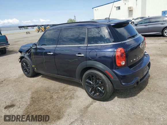 2016 MINI Countryman S with VIN WMWZC3C59GWT08439, listed as a Copart auction lot 65167955 with 76,336 mi miles and Salvage title. Bid and sale history available at DreamBid. Image 2.
