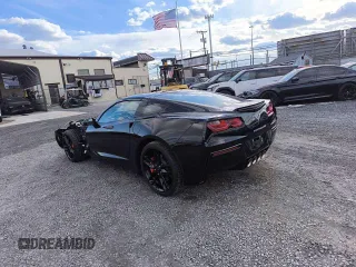 2019 Chevrolet Corvette 1LT with VIN 1G1YB2D75K5109066, listed as a Copart auction lot 55645235 with 14,715 mi miles and Salvage title. Bid and sale history available at DreamBid. Image 2.