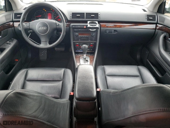 2002 Audi A4 3.0L with VIN WAULT68E72A183852, listed as a Copart auction lot 86543184 with 121,507 mi miles and Salvage Title. Bid and sale history available at carsss.com. Image 8.