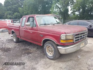 1995 Ford F-150 with VIN 1FTEX15N7SKB70911, listed as a IAAI auction lot 42642460 with 239,468 mi miles and . Bid and sale history available at DreamBid. Image 1.