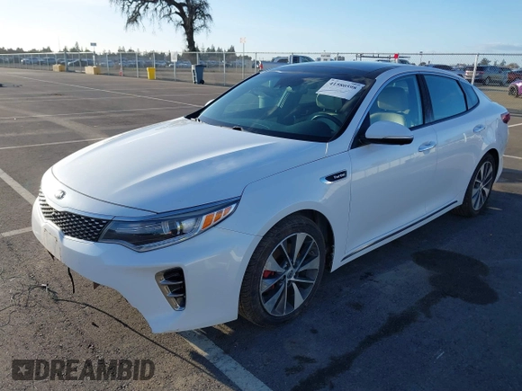 2016 Kia Optima SXL Turbo with VIN 5XXGV4L20GG023095, listed as a IAAI auction lot 41580598 with 155,002 mi miles. Bid and sale history available at carsss.com. Image 17.