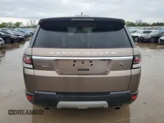 2016 Land Rover Range Rover Sport V6 HSE with VIN SALWR2VFXGA568794, listed as a Copart auction lot 49491355 with 106,383 mi miles and Clean Title. Bid and sale history available at carsss.com. Image 6.