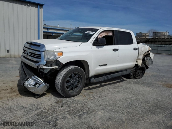 2016 Toyota Tundra 2WD Truck SR5 with VIN 5TFEM5F16GX107093, listed as a Copart auction lot 49480835 with 128,841 mi miles and Salvage Title. Bid and sale history available at carsss.com. Image 1.