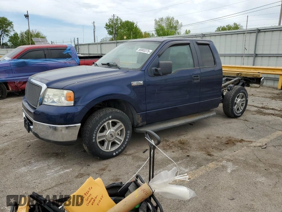2007 Ford F-150 STX с VIN 1FTRX12W77FA86005, выставлен на аукционе Copart как лот 56883375 с пробегом 134 617 миль миль и Чистый • Clean title. История ставок и продаж доступна на DreamBid. Изображение 1.
