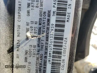 2016 Mazda 3 i Sport with VIN JM1BM1U75G1337939, listed as a Copart auction lot 48716555 with 108,130 mi miles and Salvage Title. Bid and sale history available at carsss.com. Image 15.