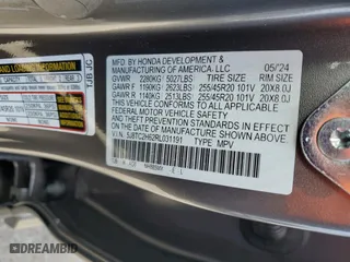 2024 Acura RDX w/A-Spec Package with VIN 5J8TC2H62RL031191, listed as a Copart auction lot 41480125 with 11,963 mi miles and Salvage Title. Bid and sale history available at carsss.com. Image 13.