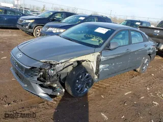 2024 Hyundai Elantra Essential with VIN KMHLM4DG3RU786815, listed as a IAAI auction lot 41310670 with 13,174 mi miles. Bid and sale history available at carsss.com. Image 2.