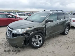2015 Toyota Highlander Limited z VIN 5TDDKRFH4FS151491, wystawiony jako Copart lot #53516705 z przebiegiem 116 762 mil mil oraz Szkoda całkowita • Salvage title. Historia ofert i sprzedaży dostępna na DreamBid. Obrazek 1.