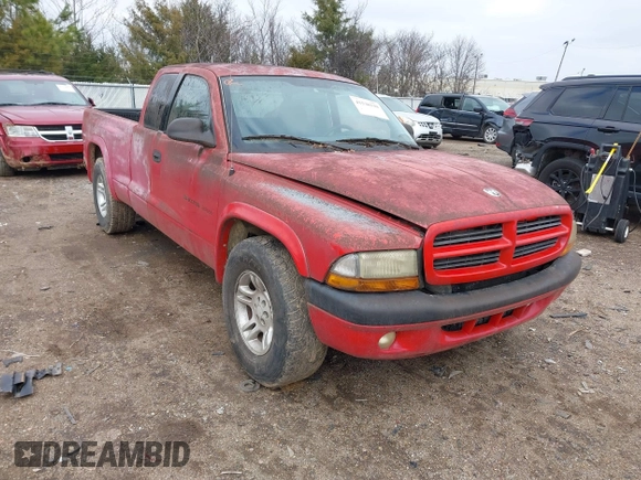 2002 Dodge Dakota Sport with VIN 1B7GL32XX2S558947, listed as a IAAI auction lot 41538339 with 126,150 mi miles. Bid and sale history available at carsss.com. Image 1.
