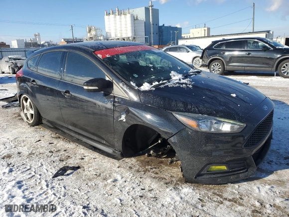 2017 Ford Focus ST with VIN 1FADP3L93HL331728, listed as a Copart auction lot 87671865 with 72,739 mi miles and Salvage Title. Bid and sale history available at carsss.com. Image 4.