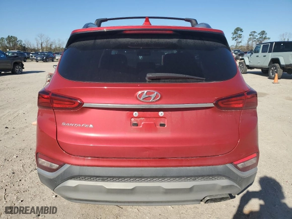 2020 Hyundai Santa Fe SEL with VIN 5NMS33ADXLH194012, listed as a Copart auction lot 47840965 with 75,368 mi miles and Salvage Title. Bid and sale history available at carsss.com. Image 6.