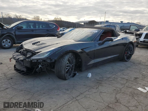 2018 Chevrolet Corvette 1LT with VIN 1G1YB3D7XJ5100884, listed as a Copart auction lot 86205274 with 59,229 mi miles and Salvage Title. Bid and sale history available at carsss.com. Image 1.