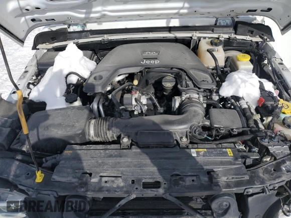 2021 Jeep Wrangler Unlimited Rubicon with VIN 1C4HJXFG9MW702608, listed as a Copart auction lot 45745475 with 51,345 mi miles and Salvage Title. Bid and sale history available at carsss.com. Image 11.