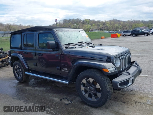 2019 Jeep Wrangler Unlimited Sahara with VIN 1C4HJXEN3KW622167, listed as a IAAI auction lot 41880702 with 72,928 mi miles and . Bid and sale history available at DreamBid. Image 14.