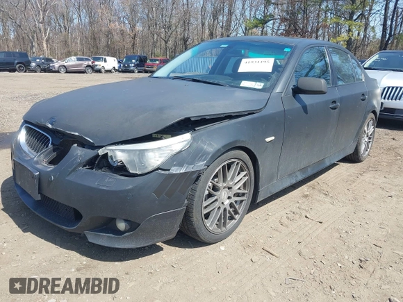 2008 BMW 5 Series 550i with VIN WBANW53598CT34351, listed as a IAAI auction lot 41931195 with 198,088 mi miles. Bid and sale history available at carsss.com. Image 6.