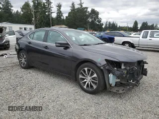 2015 Acura TLX Technology with VIN 19UUB1F55FA003713, listed as a Copart auction lot 61175075 with 108,605 mi miles and Salvage title. Bid and sale history available at DreamBid. Image 4.