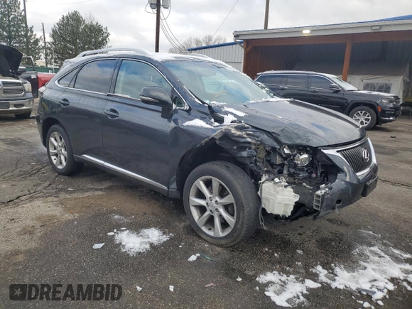 2010 Lexus RX 350 with VIN 2T2BK1BA4AC044469, listed as a Copart auction lot 51912985 with 168,341 mi miles and Salvage Title. Bid and sale history available at carsss.com. Image 4.