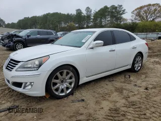 2012 Hyundai Equus Signature z VIN KMHGH4JH8CU047949, wystawiony jako Copart lot #52903595 z przebiegiem 105 049 mil mil oraz Szkody całkowita. Historia ofert i sprzedaży dostępna na DreamBid. Obrazek 1.