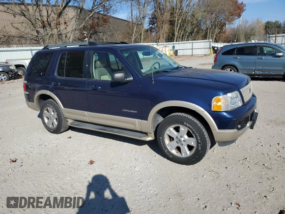 2005 Ford Explorer Eddie Bauer with VIN 1FMZU74EX5UA84429, listed as a Copart auction lot 79400234 with 86,629 mi miles and Clean title. Bid and sale history available at DreamBid. Image 4.