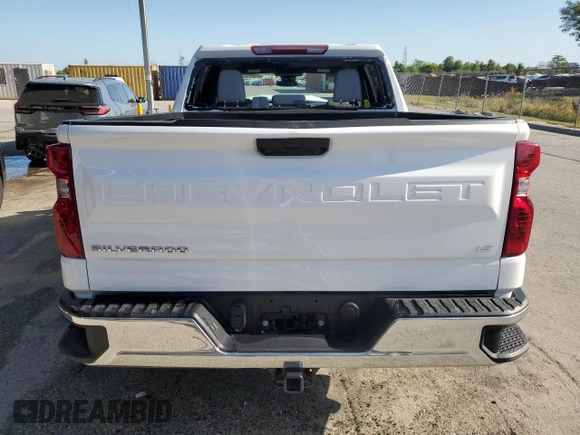 2025 Chevrolet Silverado 1500 LT with VIN 2GCPACED1S1120406, listed as a Copart auction lot 53450275 with 9,595 mi miles and Clean Title. Bid and sale history available at DreamBid. Image 6.