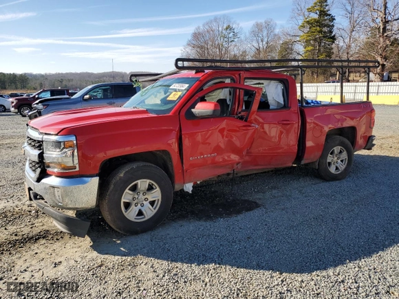 2018 Chevrolet Silverado 1500 LT with VIN 3GCUKREC6JG587563, listed as a Copart auction lot 84720984 with 0 mi miles and Salvage Title. Bid and sale history available at carsss.com. Image 1.