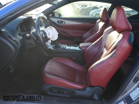 2018 Infiniti Q60 Sport with VIN JN1EV7EL5JM391193, listed as a Copart auction lot 56533725 with 77,368 mi miles and Salvage title. Bid and sale history available at DreamBid. Image 7.