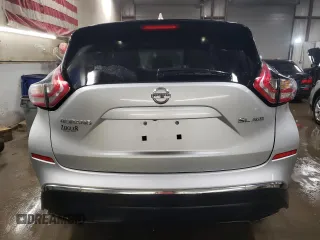 2017 Nissan Murano SL with VIN 5N1AZ2MH9HN174536, listed as a Copart auction lot 52238205 with 39,670 mi miles and Salvage Title. Bid and sale history available at carsss.com. Image 6.