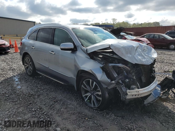 2020 Acura MDX w/Advance Pkg with VIN 5J8YD4H85LL029250, listed as a Copart auction lot 72891134 with 85,172 mi miles and Salvage Title. Bid and sale history available at carsss.com. Image 4.