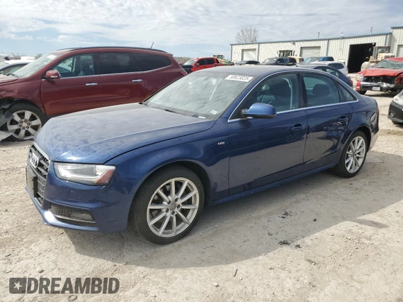 2015 Audi A4 Premium Plus with VIN WAUFFAFL9FN010549, listed as a Copart auction lot 50623025 with 183,602 mi miles and Salvage Title. Bid and sale history available at carsss.com. Image 1.