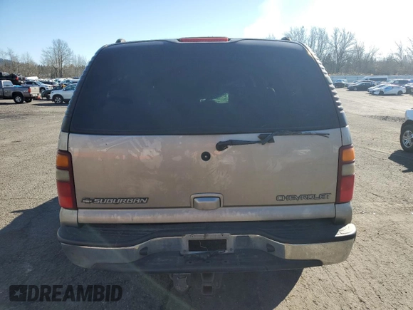 2002 Chevrolet Suburban LT with VIN 3GNFK16T02G332635, listed as a Copart auction lot 47309245 with 0 mi miles and Salvage Title. Bid and sale history available at carsss.com. Image 6.