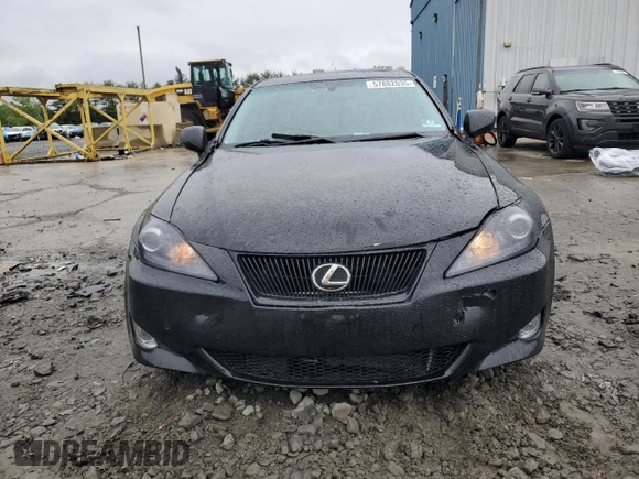 2007 Lexus IS 250 with VIN JTHBK262872039083, listed as a Copart auction lot 57882035 with 191,011 mi miles and Salvage title. Bid and sale history available at DreamBid. Image 5.