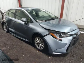 2020 Toyota Corolla LE with VIN JTDHPRAE2LJ092143, listed as a IAAI auction lot 42011827 with 49,388 mi miles. Bid and sale history available at carsss.com. Image 1.