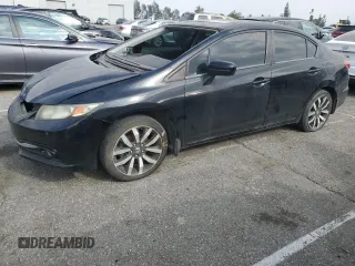 2015 Honda Civic EX-L with VIN 2HGFB2F91FH550853, listed as a Copart auction lot 51111585 with 176,151 mi miles and Salvage Title. Bid and sale history available at DreamBid. Image 1.