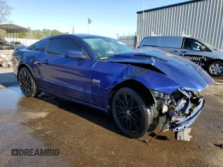 2013 Ford Mustang GT with VIN 1ZVBP8CF9D5269882, listed as a Copart auction lot 45360035 with Not Provided miles and Salvage Title. Bid and sale history available at carsss.com. Image 4.